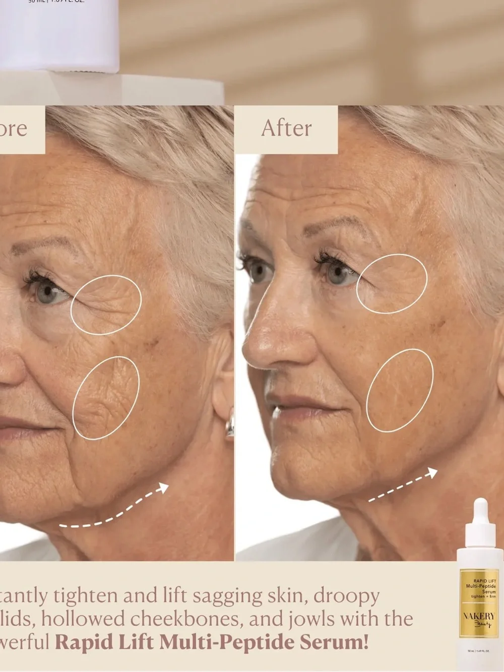 Nakery Beauty Rapid Lift Multi-Peptide Serum